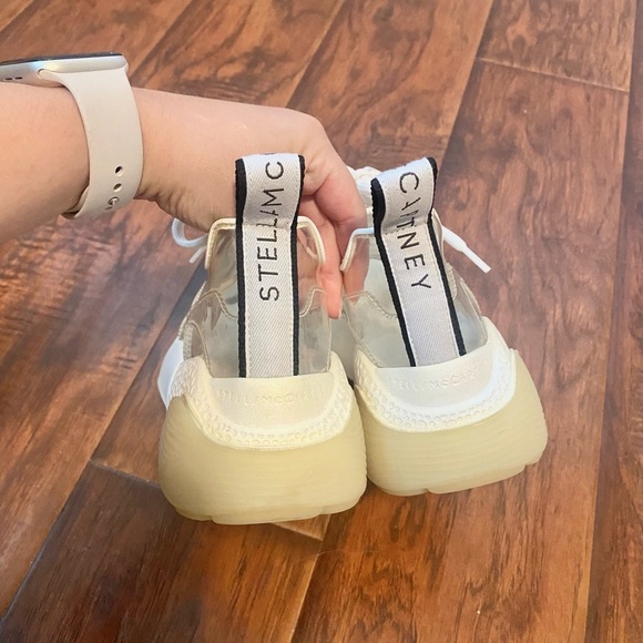 Stella McCartney eclypse clear pvc sneakers size 7 - Picture 5 of 8